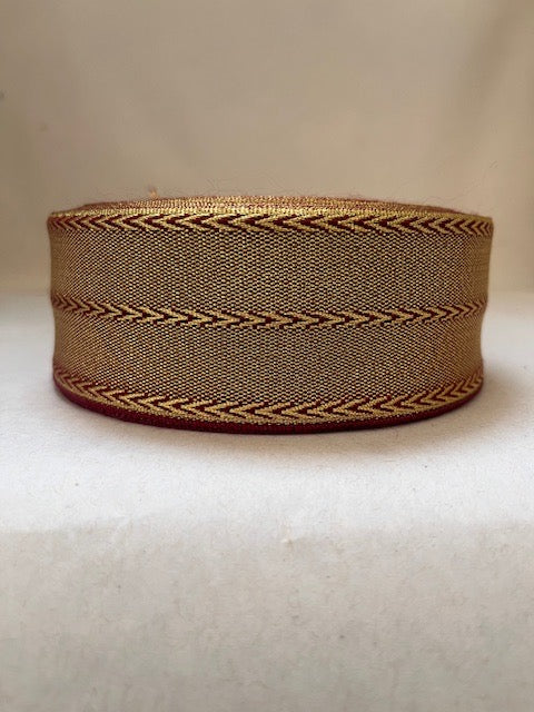 ESPIGA 50 M/M ORO ENTREFINO CON GRANATE 25 MTS